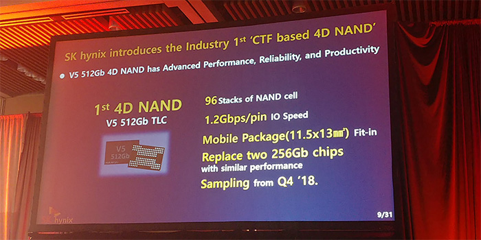 全球首个4D NAND闪存量产   6层堆栈且速度提升30%1